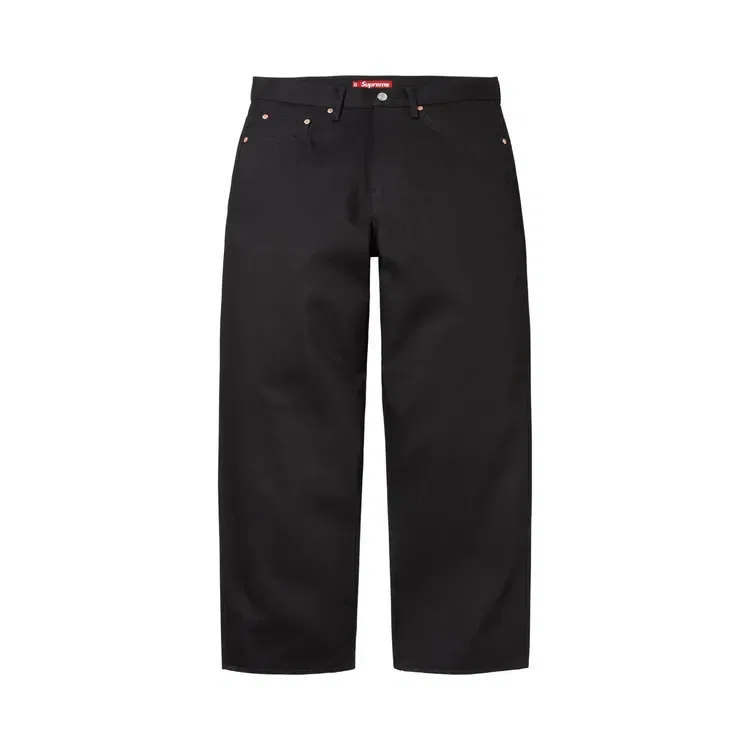 Джинсы багги Supreme Selvedge Jean, черный