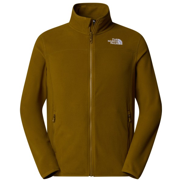 

100 Glacier флисовая куртка с застежкой-молнией The North Face, зеленый