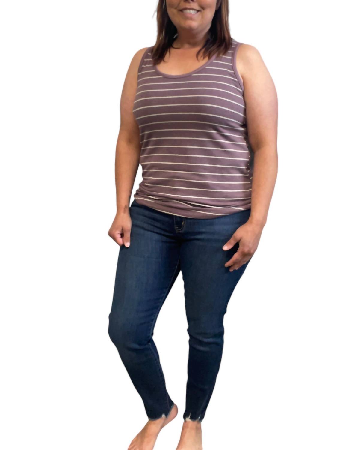 

Идеальная майка сливового цвета STACCATO, цвет plum