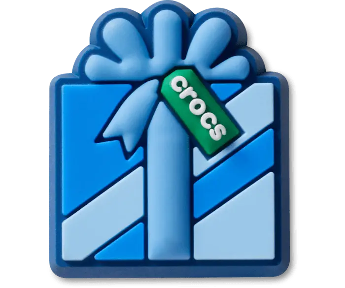 

Джиббитсы Holiday Blue Present Crocs