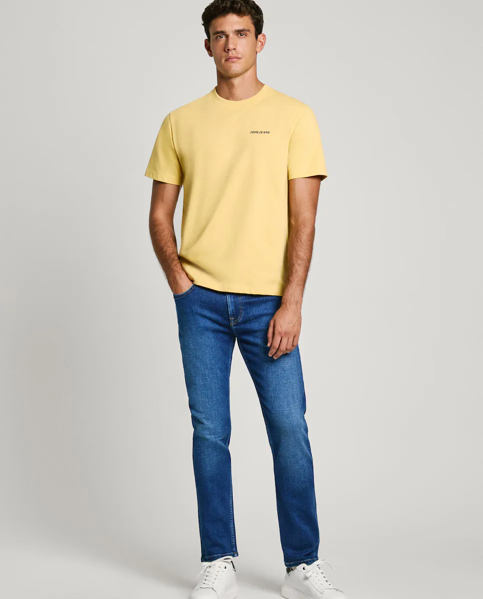 

Мужские джинсы приталенного кроя Hatch из стрейчевой ткани Pepe Jeans, синий