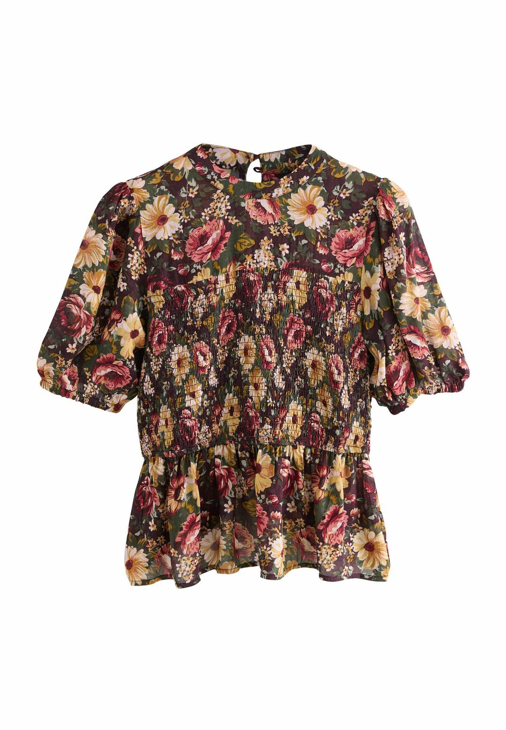 

Блуза REGULAR FIT-SHEER SHORT SLEEVE SMOCK Next, розовый