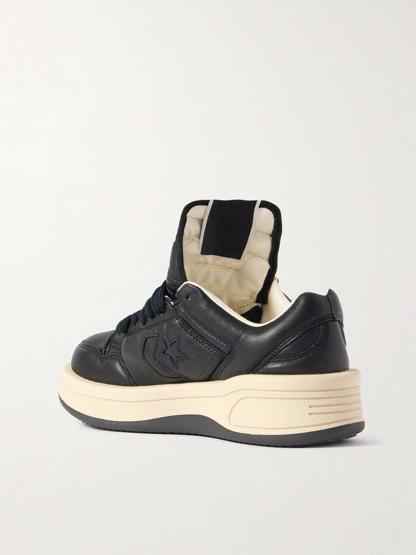 Кроссовки Converse Inflated TurboWPN из кожи Rick Owens, черный — фото 3