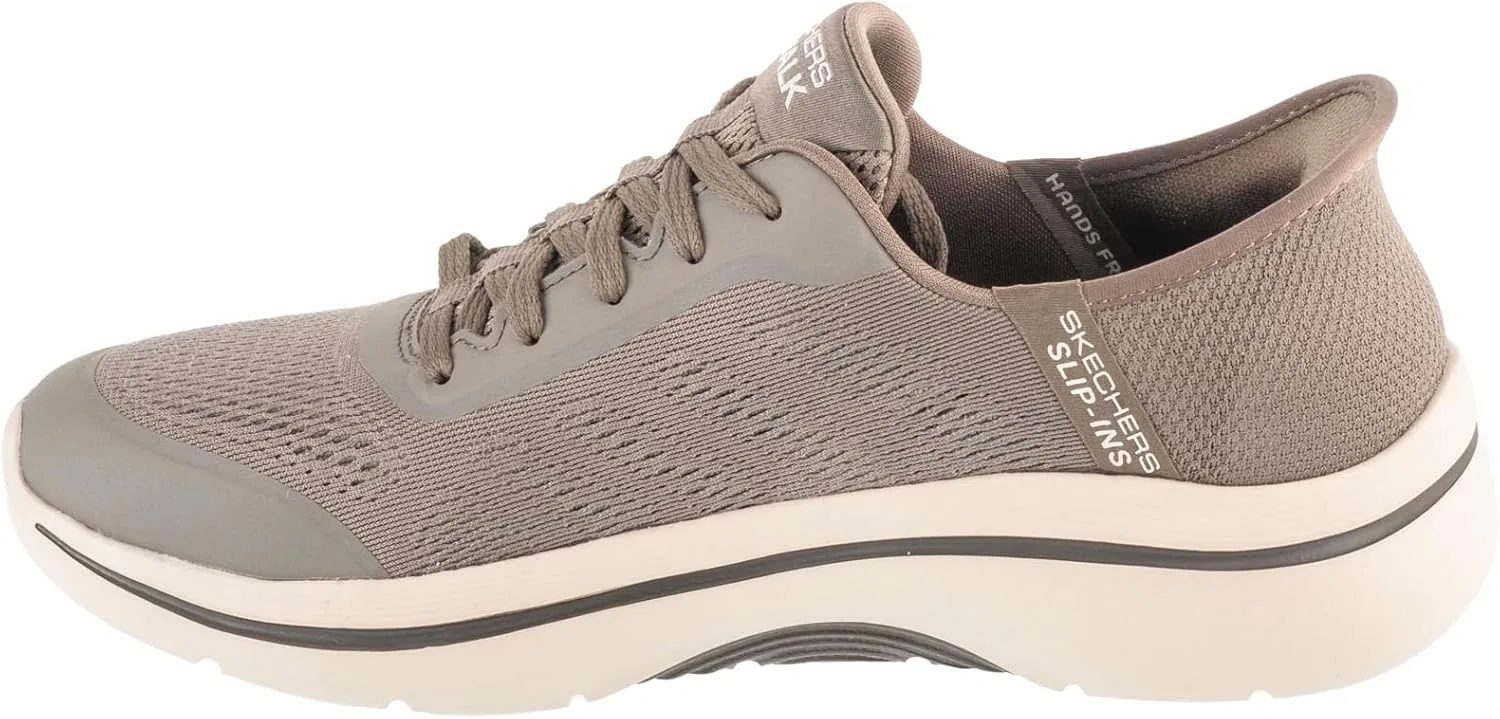Мужские широкие слипоны Skechers Go Walk Arch Fit 2.0 Simplicity 2, Brown — фото 2