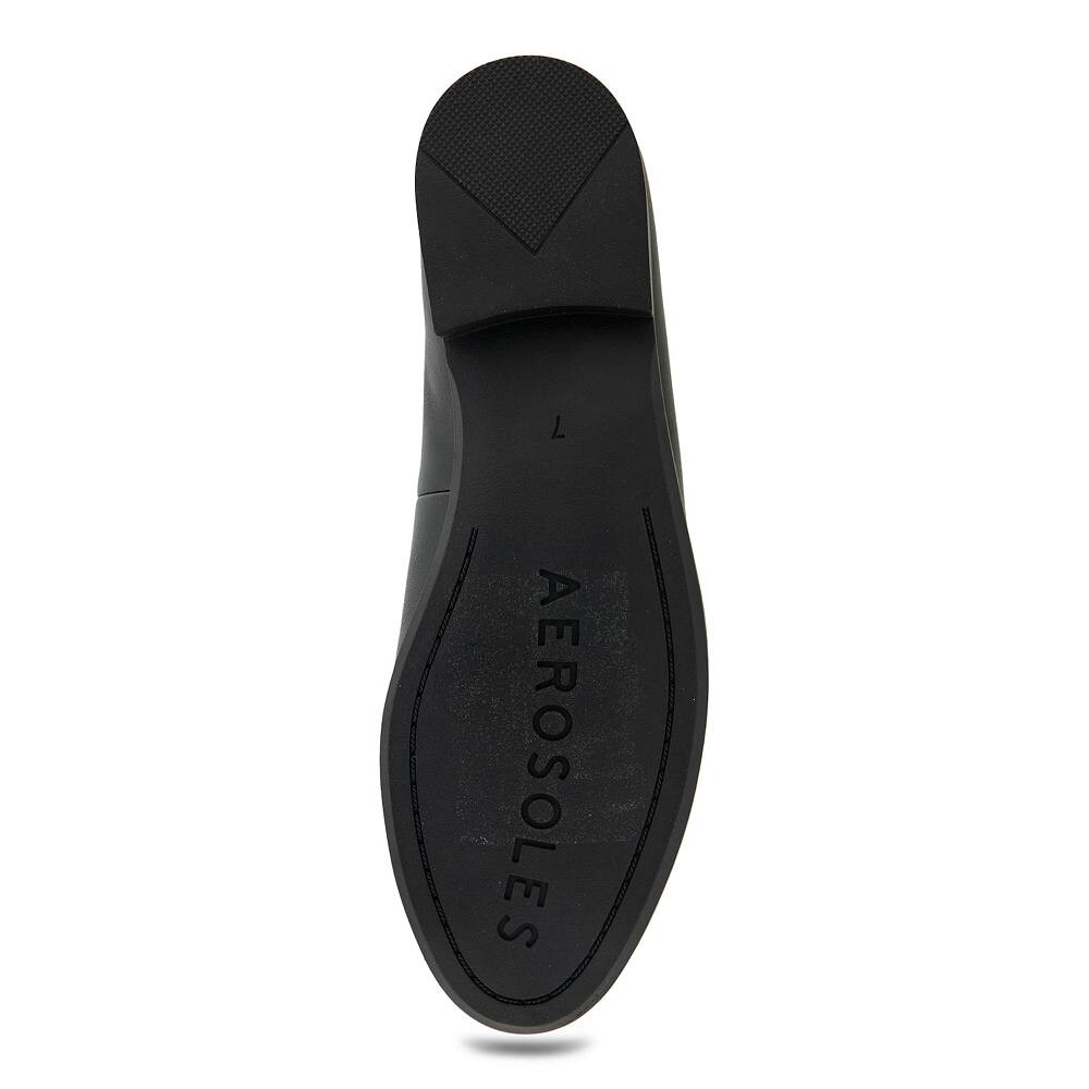 Женские кожаные лоферы Aerosoles Wells, цвет Gunmetal Pebbled Leath — фото 3