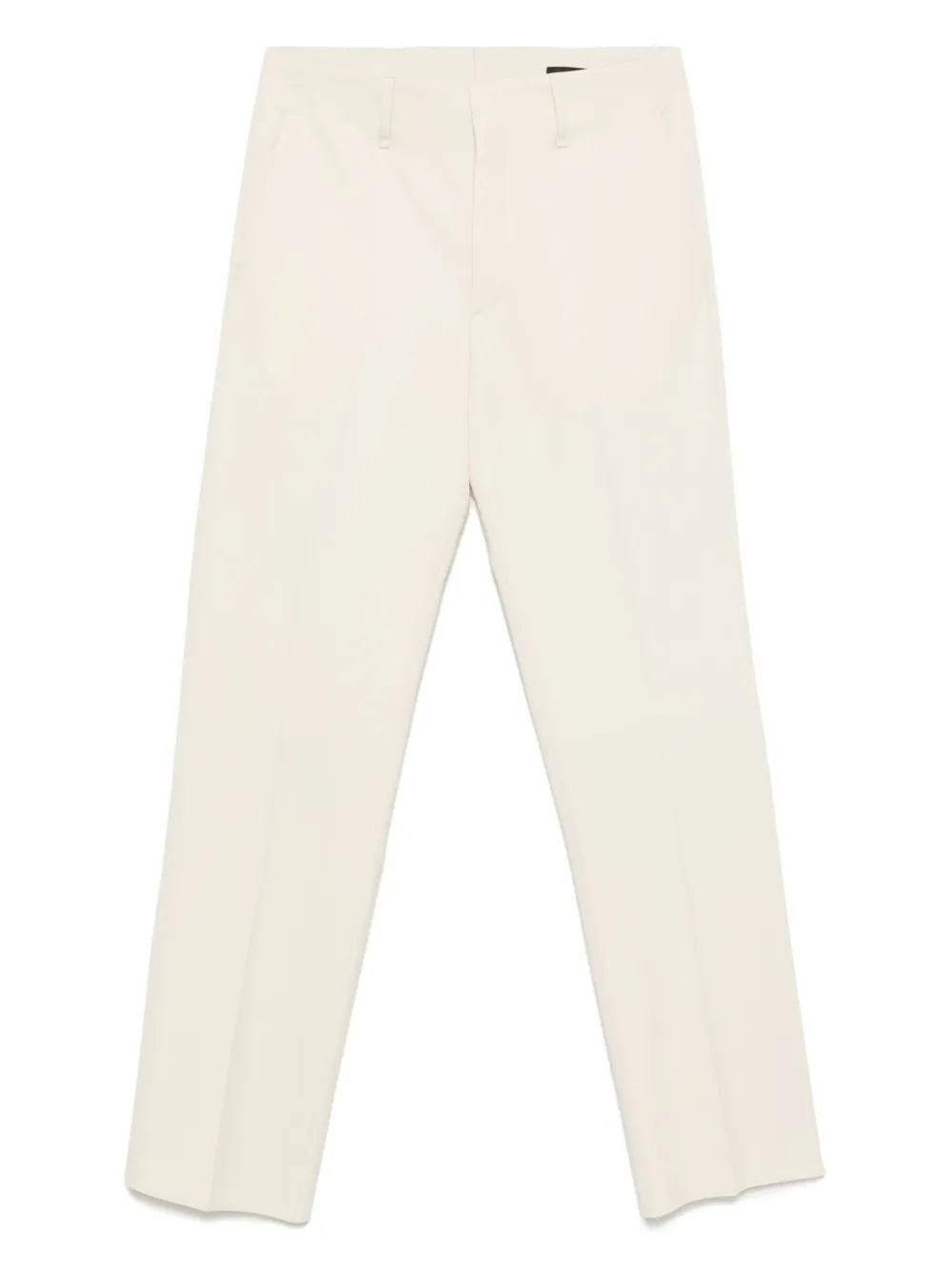 

Шерстяные брюки строгого кроя FENDI, нейтральный