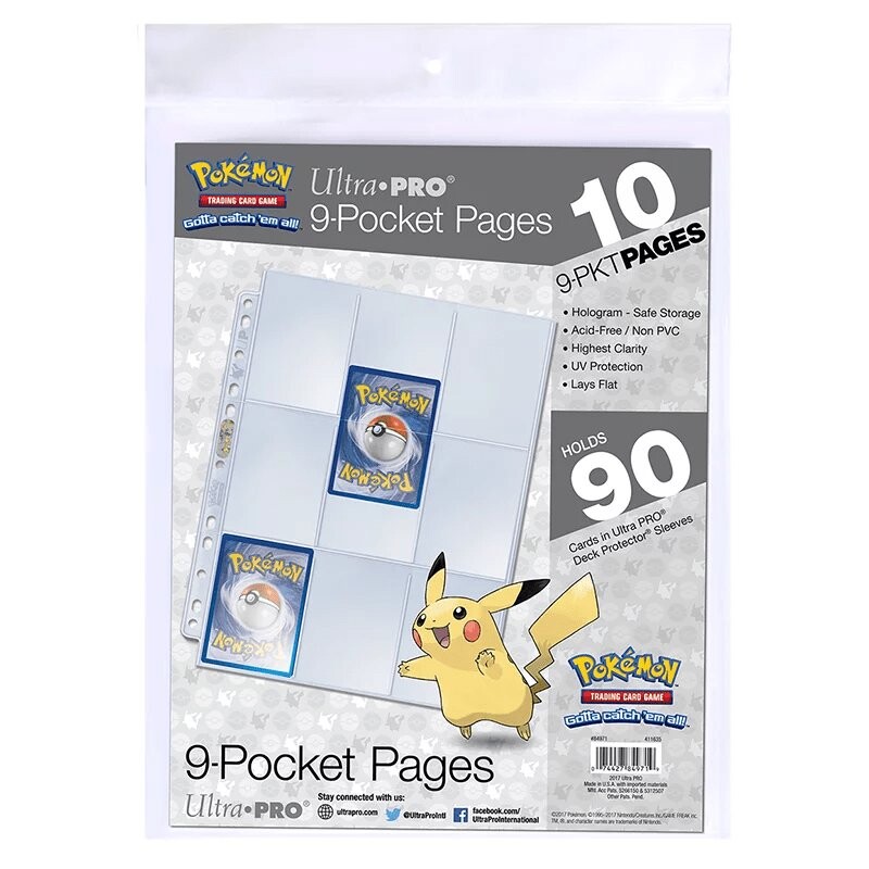 

Рукава для карточек Pokemon Tcg, 10 листов The Pokemon Company Internatio