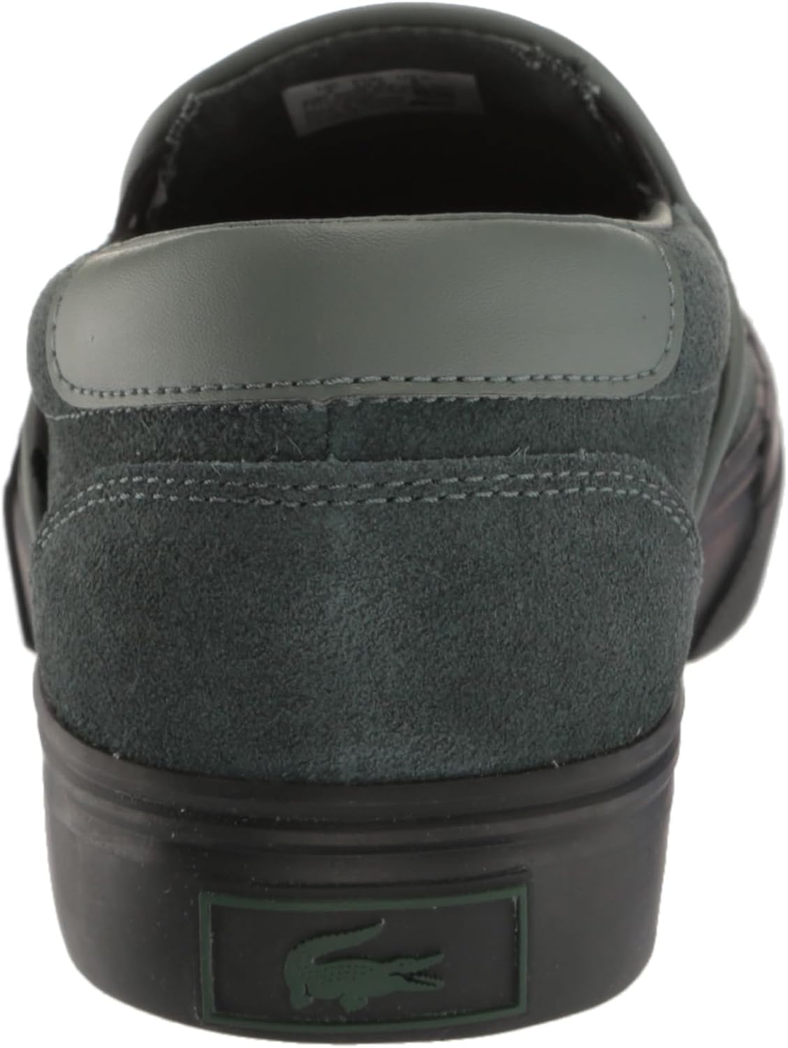 Кроссовки Lacoste для мужчин Jump Serve Slip, темно-зеленый/черный, 11.5 — фото 3