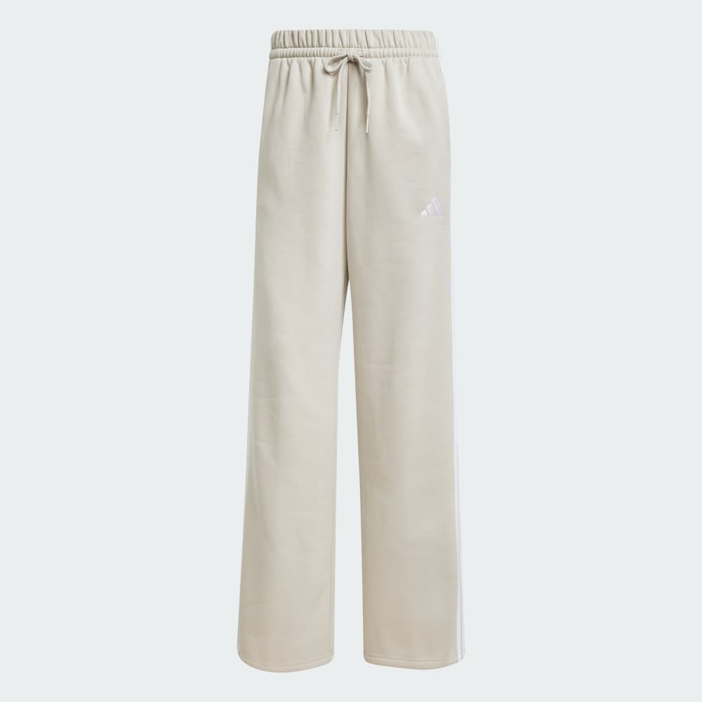 

Спортивные брюки Adidas Essentials 3-Stripes Open-Hem Fleece, бежевый/белый