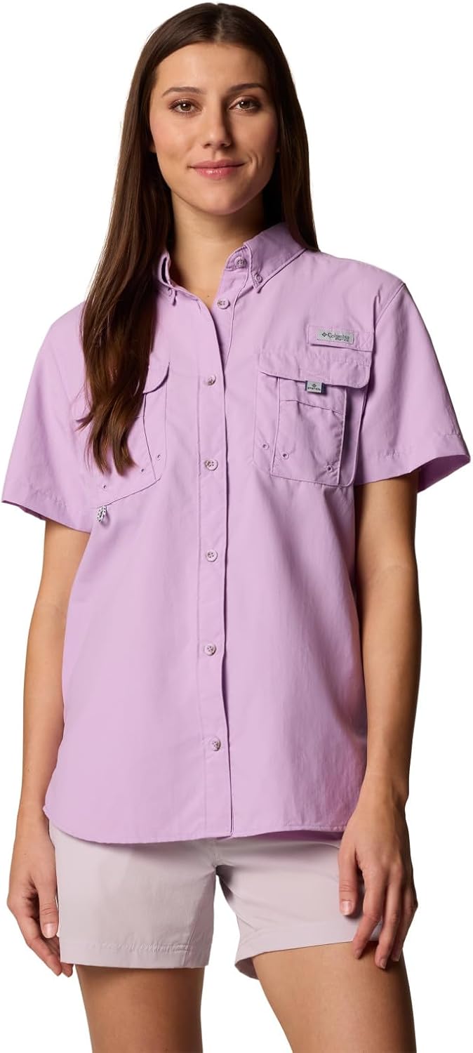 

Женская рубашка Columbia PFG Bahama II с коротким рукавом, Hydrangea