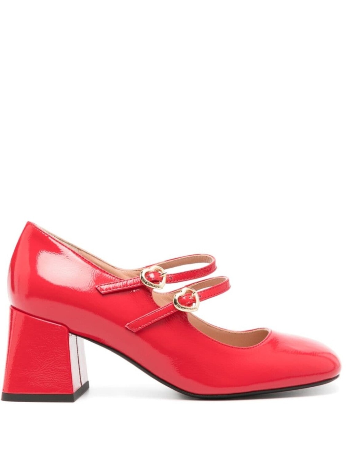 

Туфли-лодочки Love Moschino 65 мм Mary Jane, красный