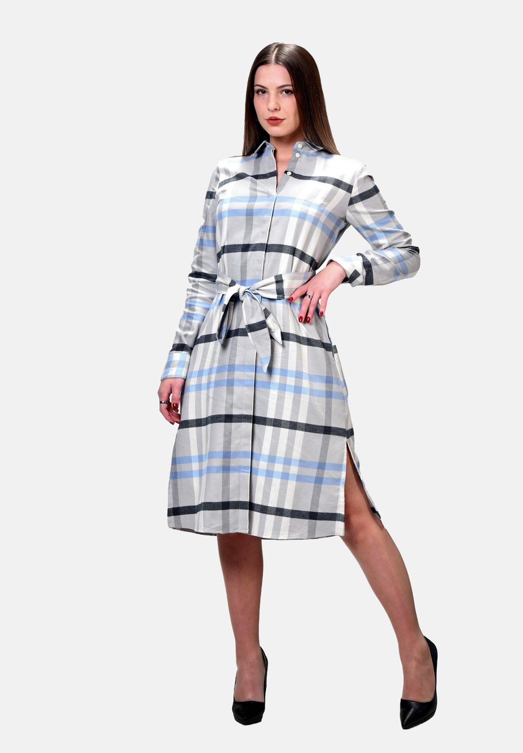 

Платье-рубашка CLASSIC PRINT Sangar, бежевый