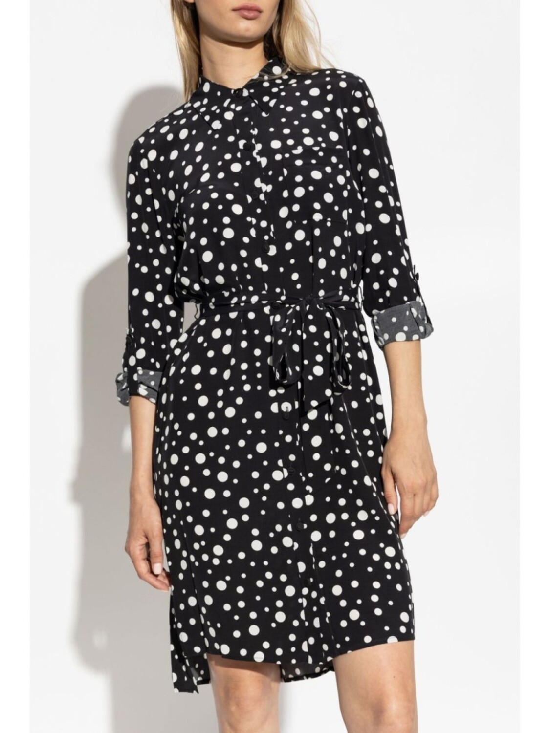 

DVF Diane von Furstenberg платье в горошек, черный