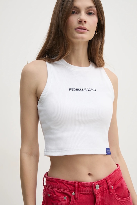 

Топ с логотипом кроп Red Bull Racing X Pepe Jeans, бежевый