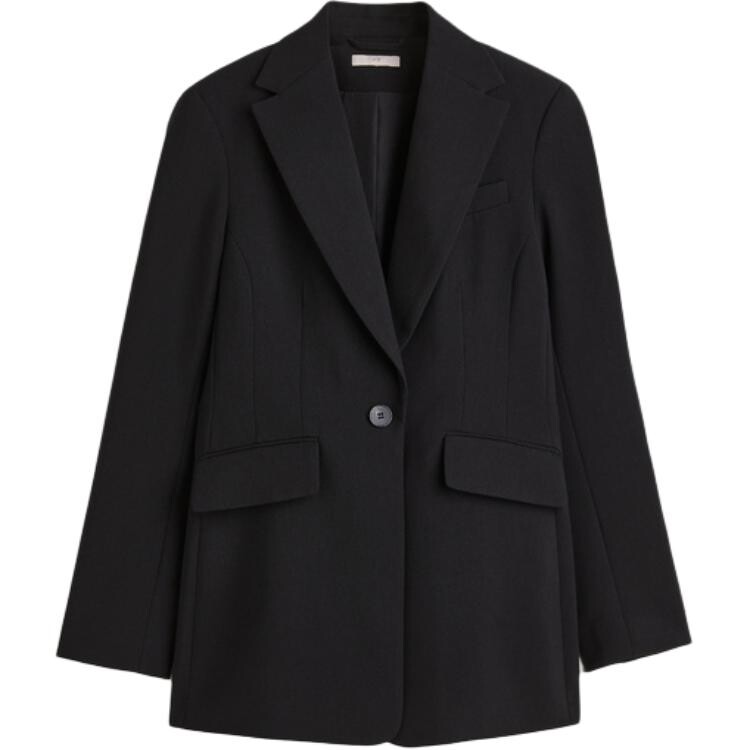 

Деловой пиджак женский черный H&M