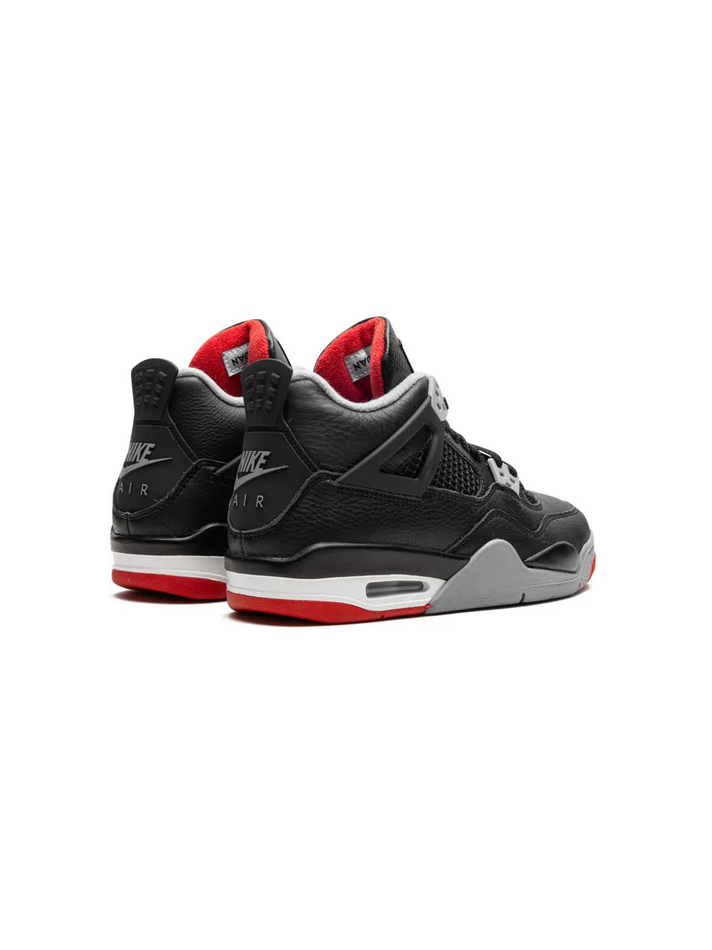 Кроссовки Air Jordan 4 'Bred Reimagined' Jordan Kids, черный — фото 4