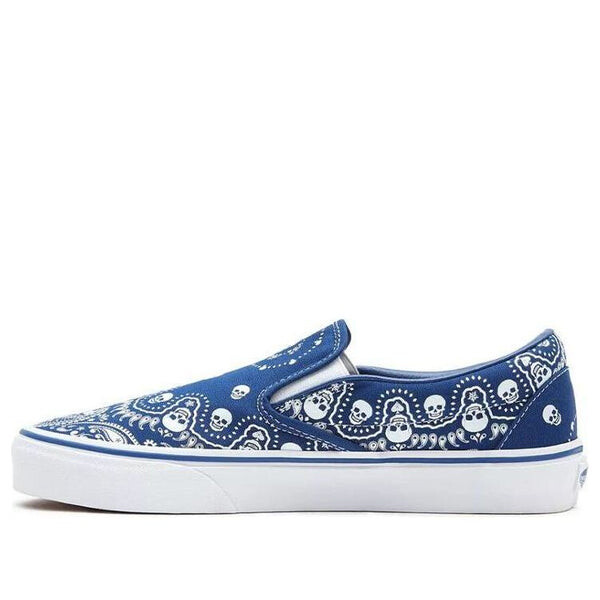 

Кроссовки classic slip-on 'bandana - true blue' Vans, синий