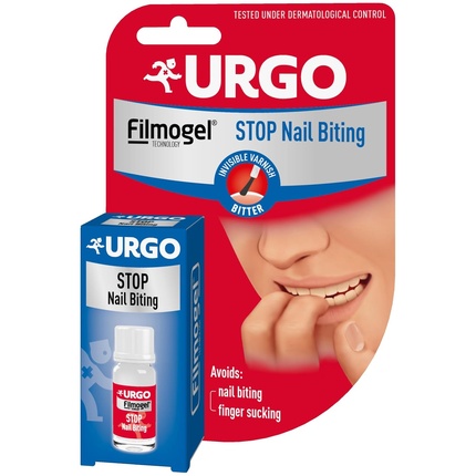 

Stop Nail Griping Прозрачный горький на вкус лак для ногтей Urgo