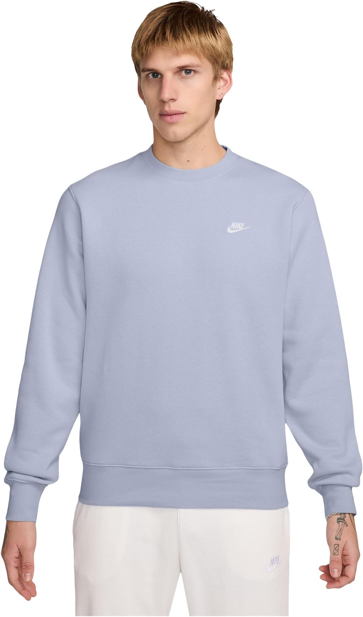 

Толстовка Nike Club Basket Ball Crew, цвет Ghost/White