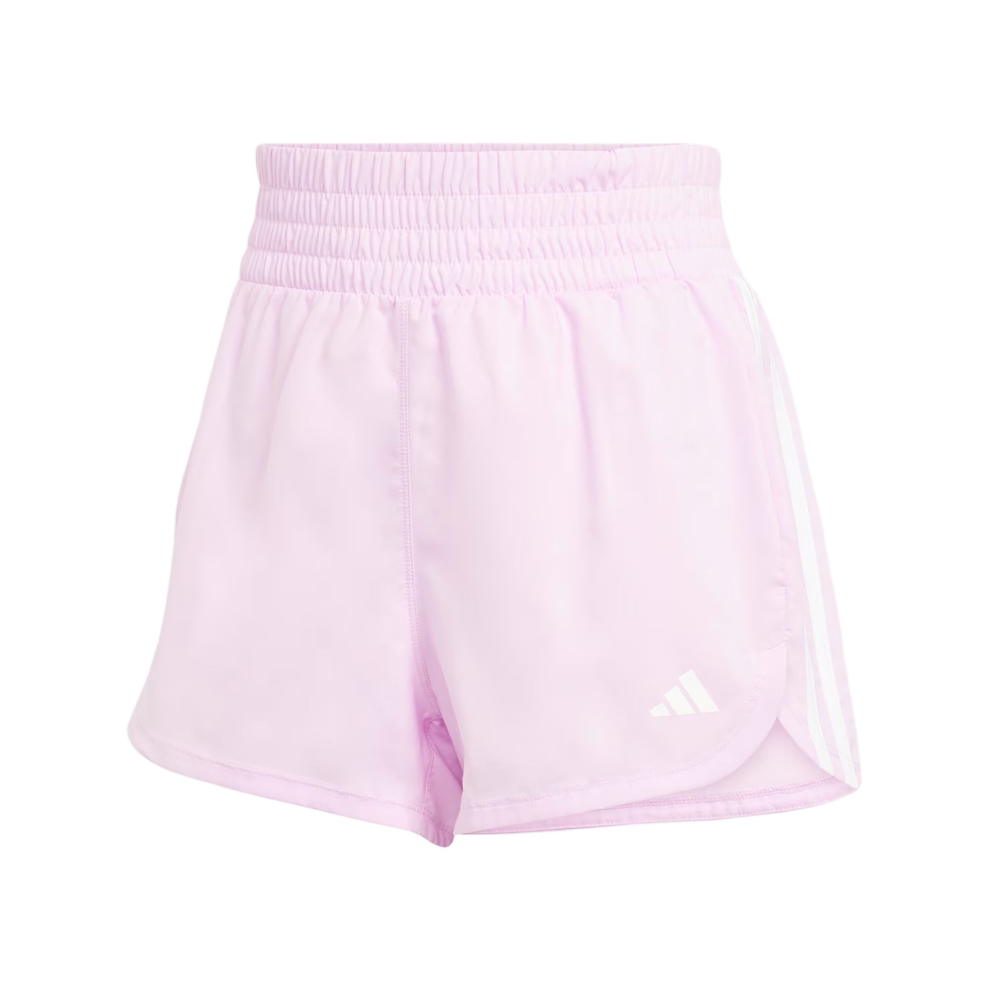 

С AdiClub Pacer Training 3 Stripes Woven High Rise Shorts Adidas, белый