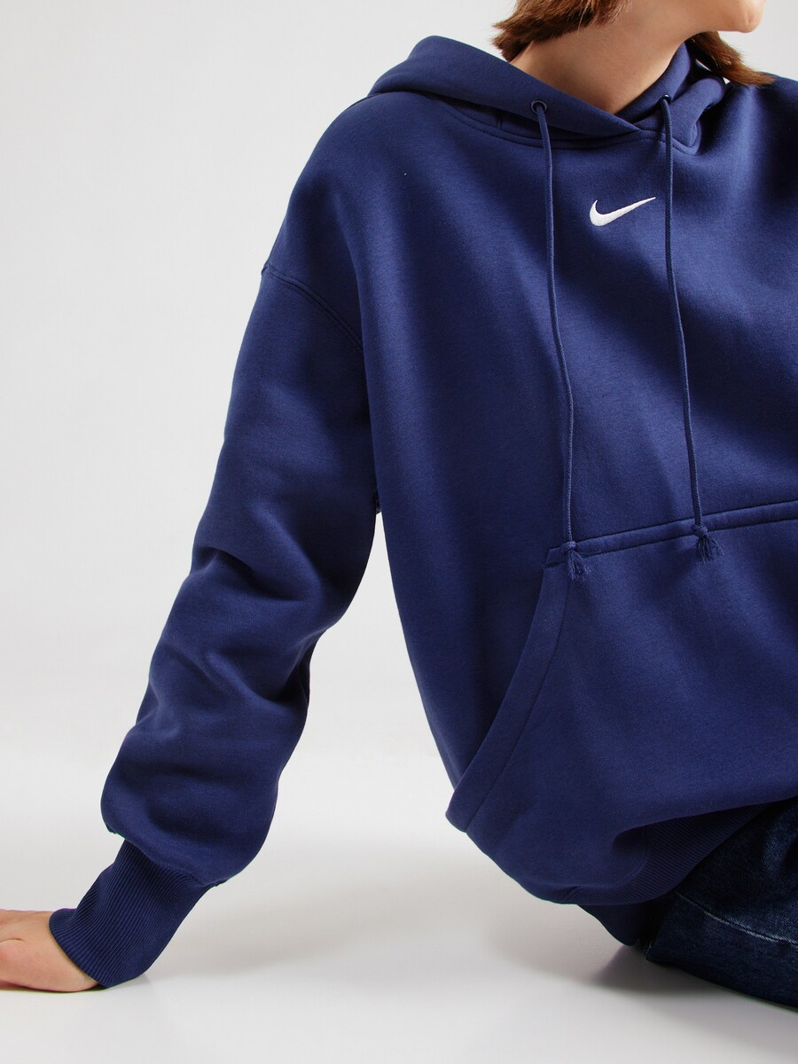 Толстовка Nike Sportswear Phoenix Fleece, темно-синий — фото 3