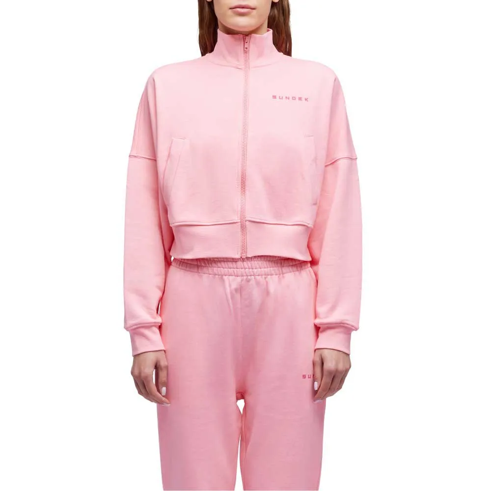 

Толстовка Sundek Felpa logo full zip, розовый