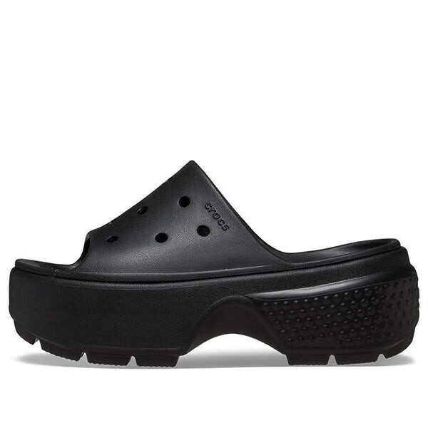 

Тапочки stomp slides 'black' Crocs, черный