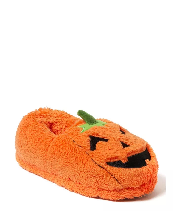 Унисекс взрослые домашние тапочки Halloween Critter с закрытой пяткой Dearfoams, оранжевый — фото 2