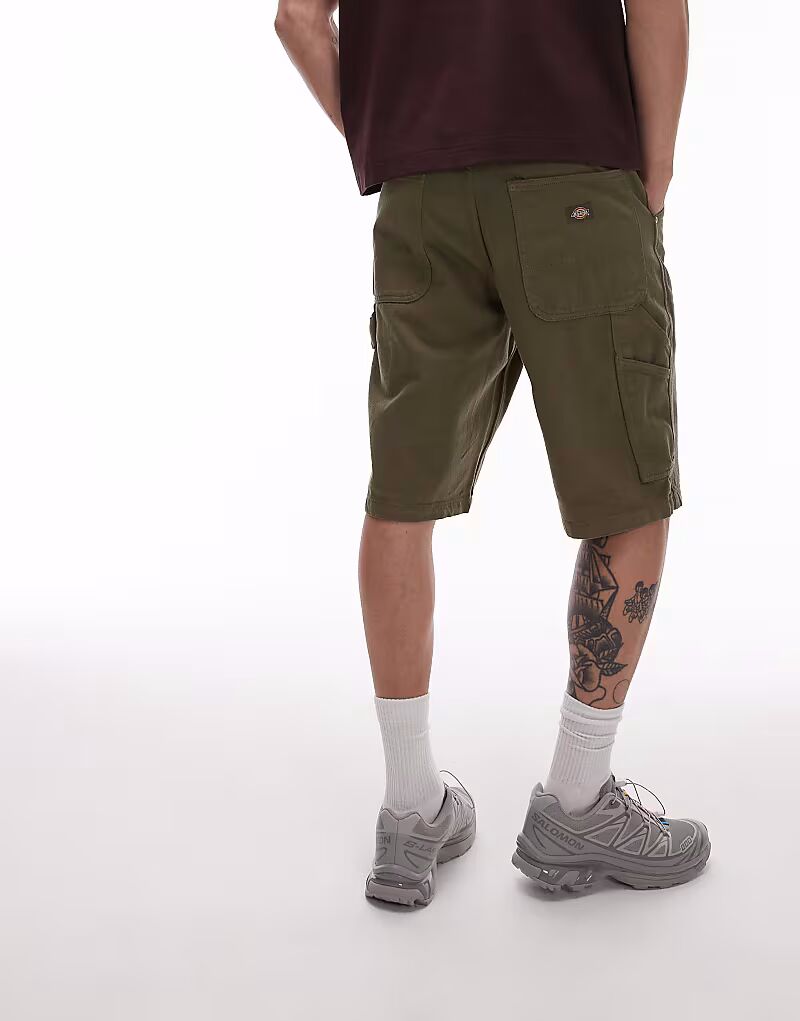 

Шорты из денима Dickies Garyville Regular Fit Carpenter цвета хаки