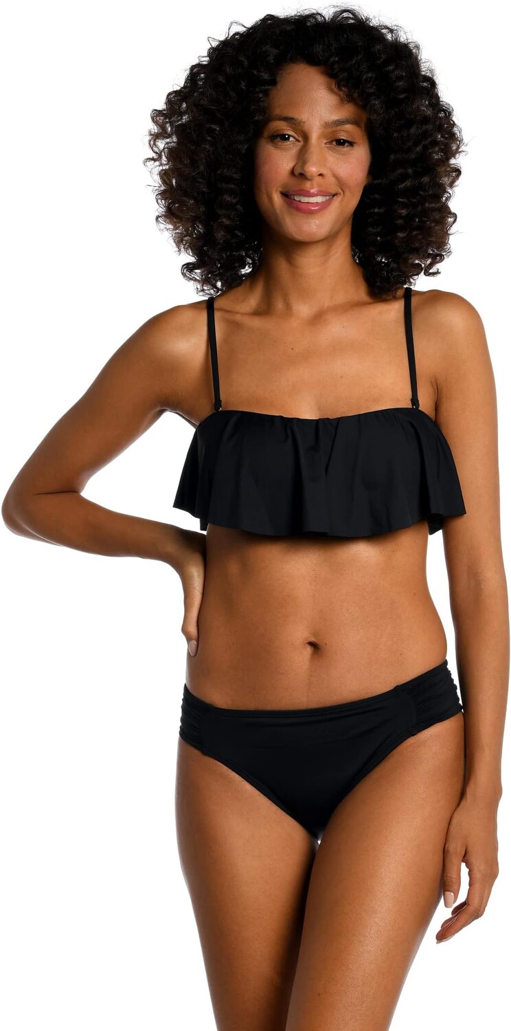 

Бюстгальтер-бандо с оборками Island Goddess La Blanca, черный