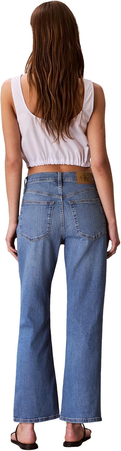 Женские джинсы Calvin Klein Bootcut с высокой талией, Vintage Blue — фото 2