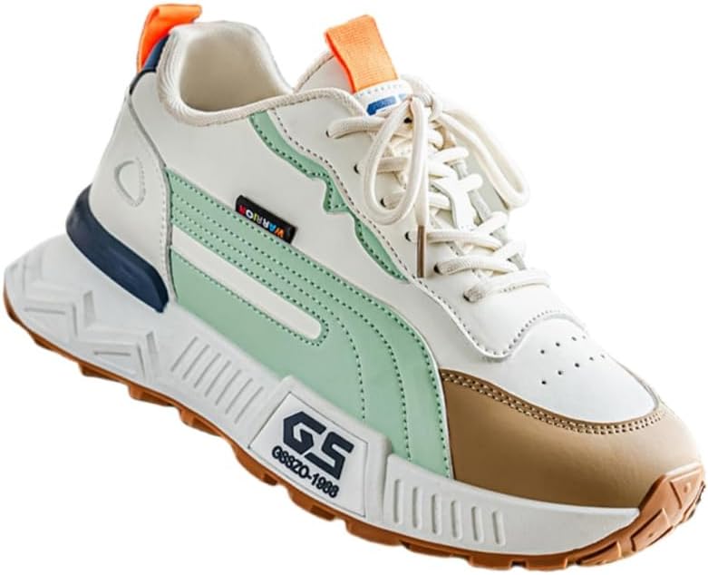 

Мужские кроссовки FmShi большого размера для повседневного и спортивного использования - противоскользящие, прочные, дышащие, удобные, с амортизирующей стелькой. Подходят для активного отдыха и повседневной носки, зеленый