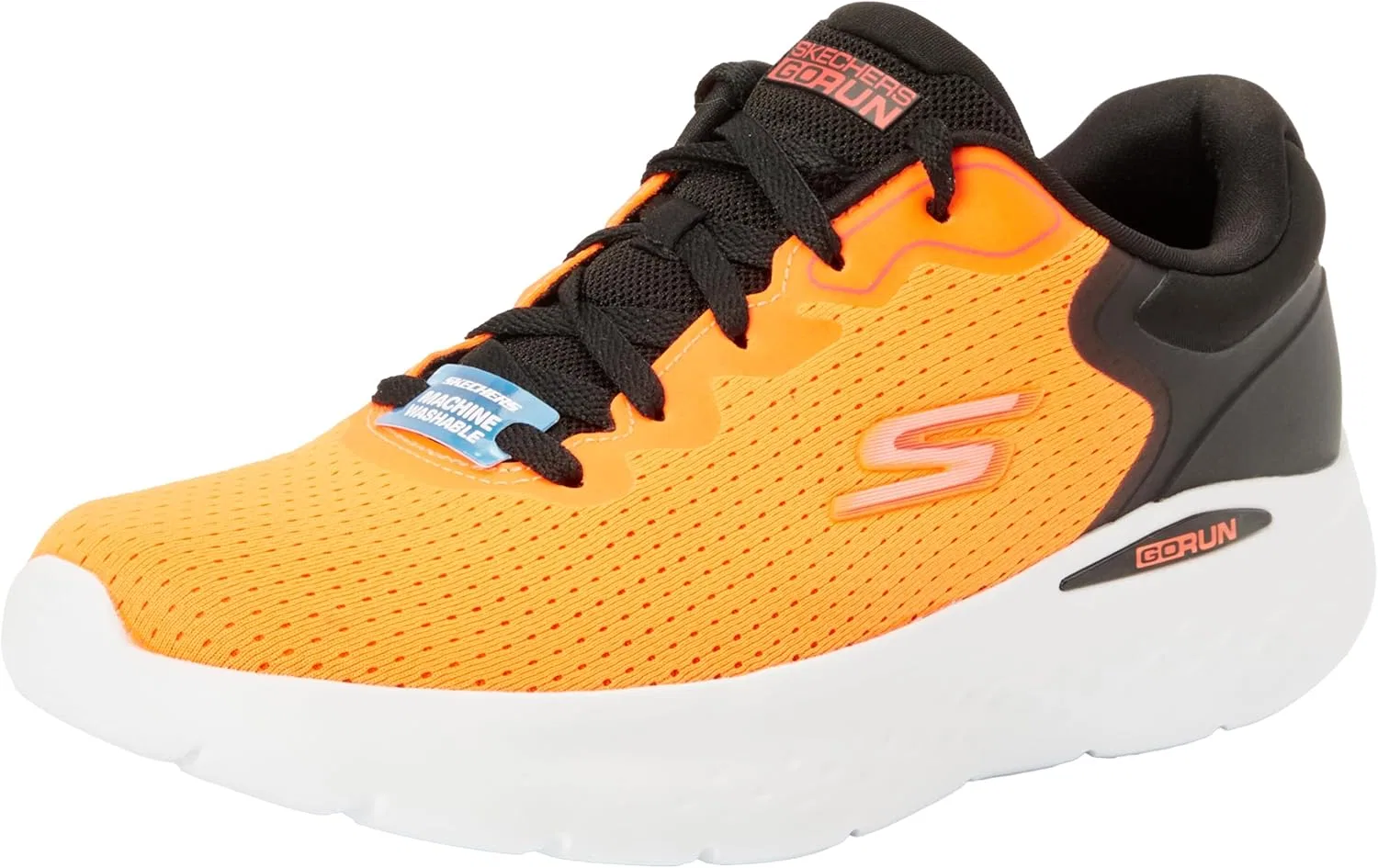 Мужские кроссовки Skechers Go Run Lite Anchorage, Orange And Black Textile Synthetic