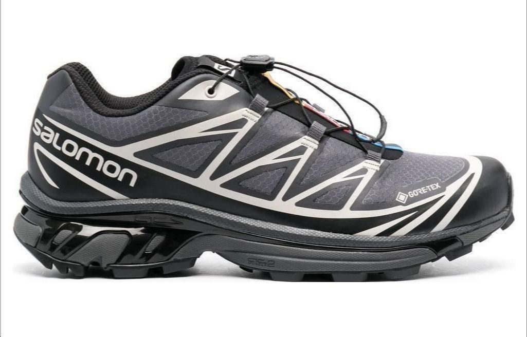 SALOMON Кроссовки XT-6 мужские низкие для активного отдыха черные, цвет Black — фото 3