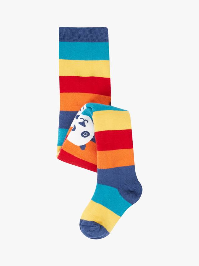 

Fruigi Baby Cotton Blend утепленные колготки Frugi, Rainbow Stripe/Panda
