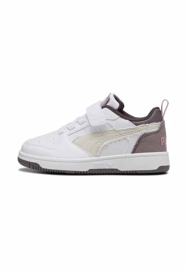 Кроссовки rebound mid Puma, White Vapor/Gray Plum Jam Raisin