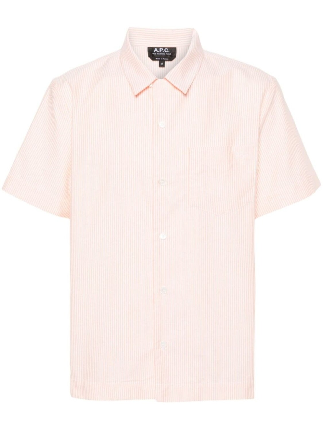 

A.P.C. рубашка Lloyd в полоску, оранжевый