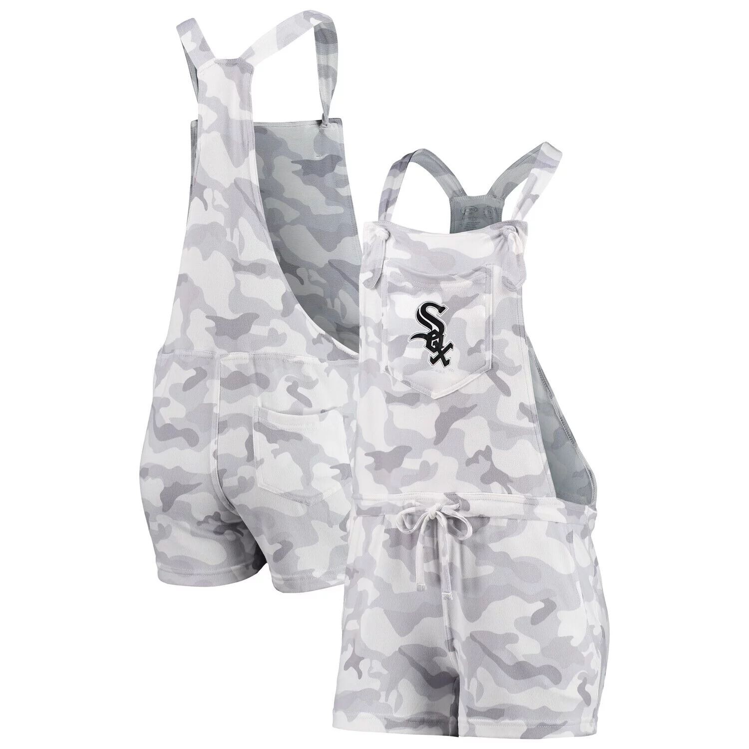 

Женский комбинезон Concepts Sport Grey Chicago White Sox с камуфляжным принтом