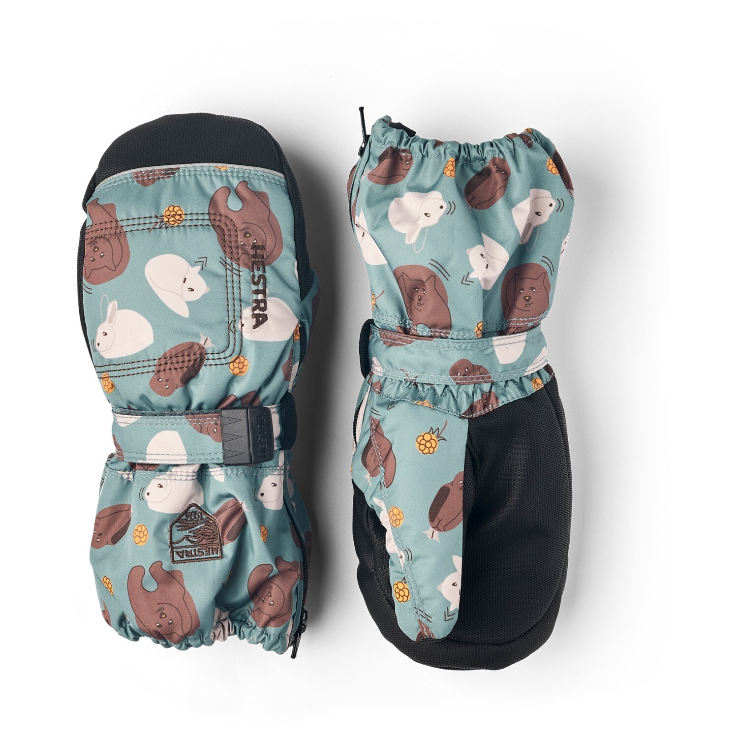 

Перчатки Hestra Baby Zip Long Mitt, цвет Sea Blue Print