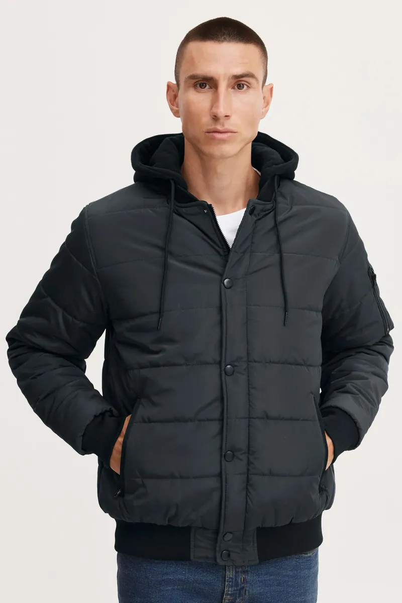 

Короткая куртка из смеси "BLEND BHOuterwear", с капюшоном, черный