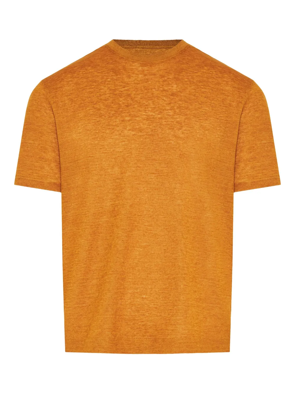 

Меланжевая футболка Zegna, оранжевый