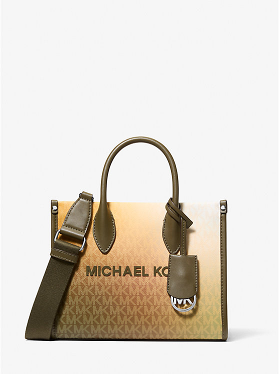 

Маленькая сумка через плечо Mirella с фирменным логотипом и омбре Michael Kors, мультиколор