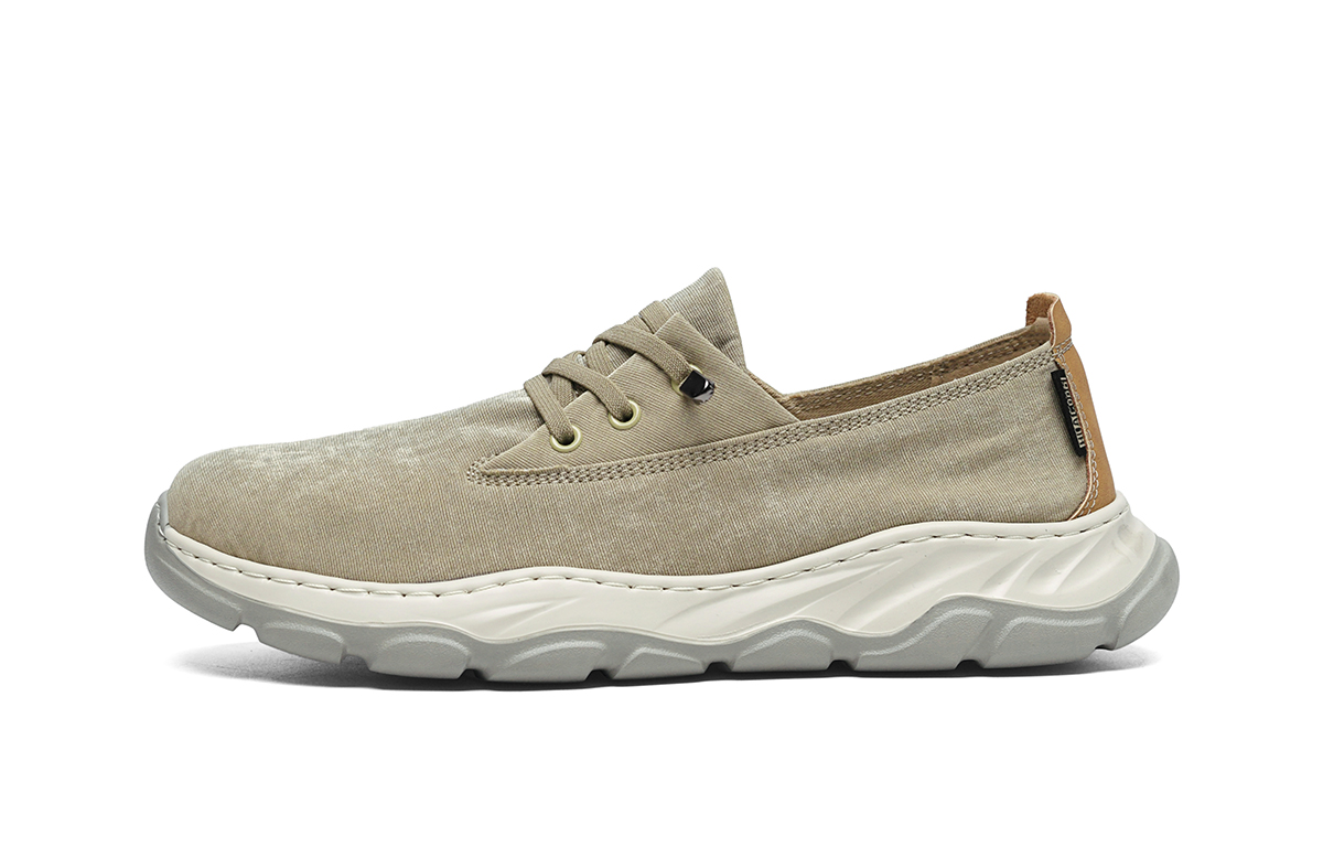 

HLA Мужские повседневные кеды низкие хаки, цвет Khaki