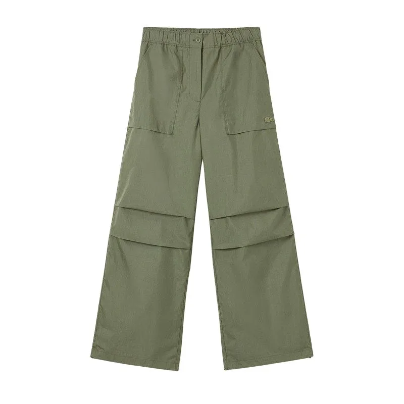 Женские карго-штаны LACOSTE, BMY/Khaki Green