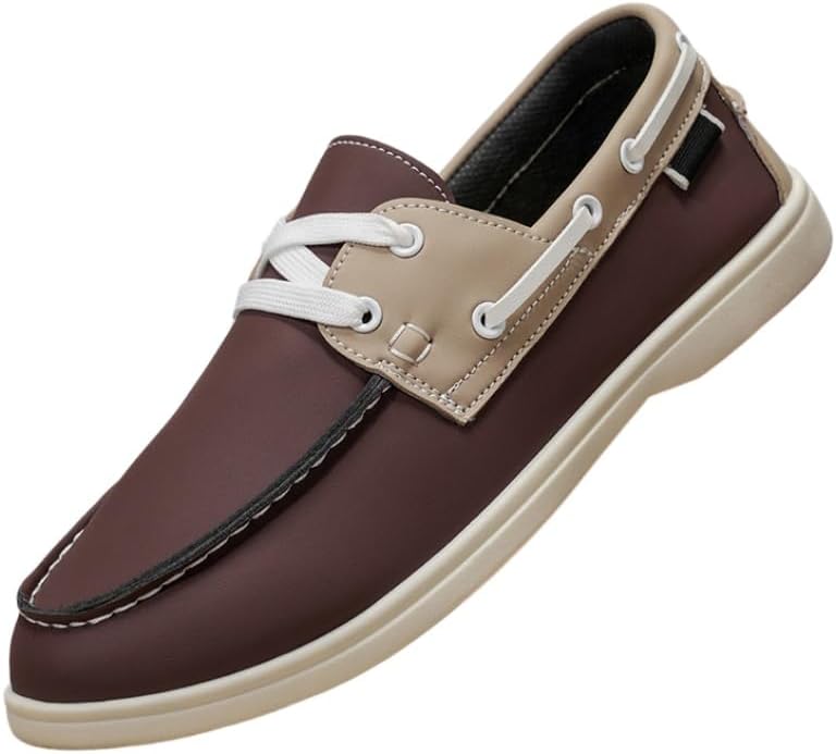 

Мужские повседневные лоферы большого размера FmShi - легкие и удобные, с противоскользящей и износостойкой подошвой. Подходят для поездок на работу, активного отдыха и повседневного использования, коричневый