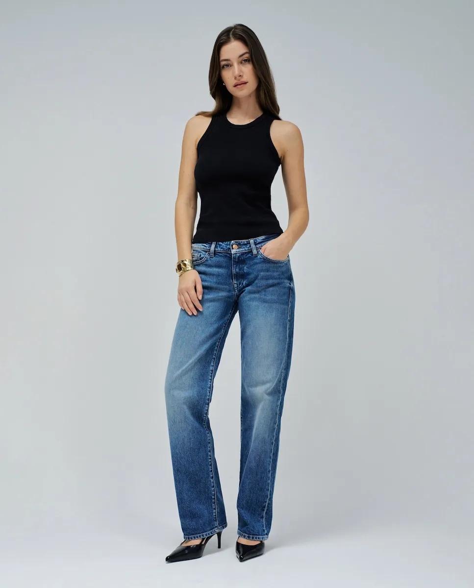 

Женские прямые джинсы с низкой посадкой Salsa Jeans, синий