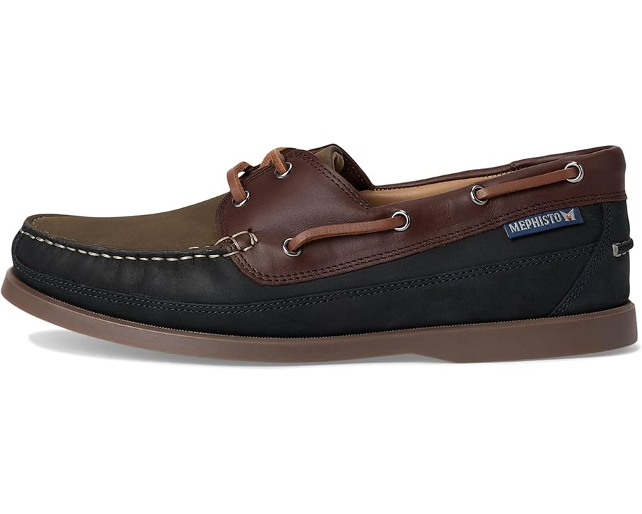 Мужские лодочные туфли Mephisto Boating, Deep Blue — фото 4