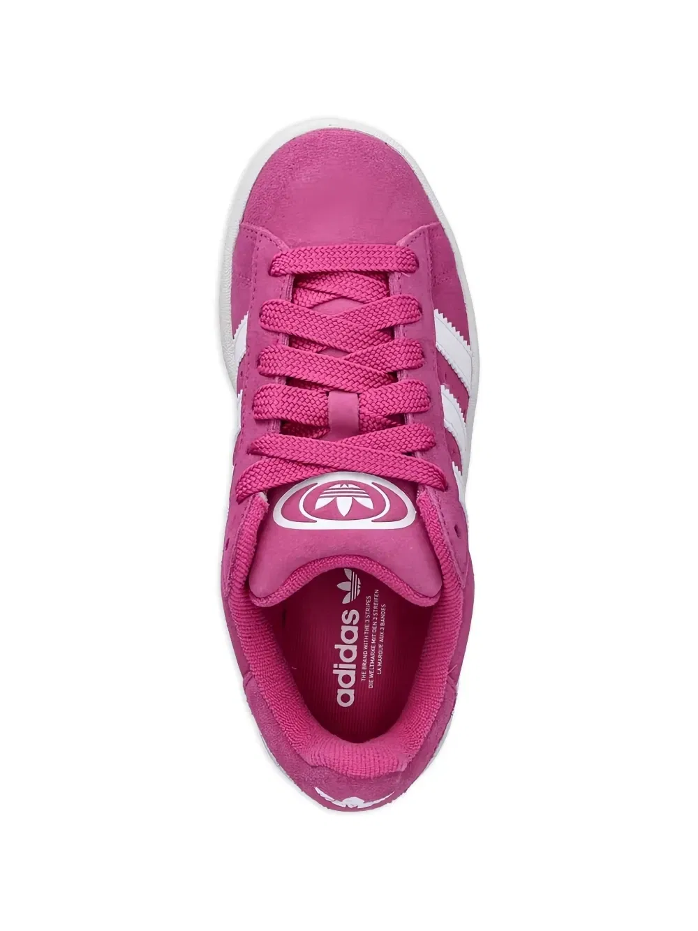 Кеды Campus 00s из замши Adidas Kids, розовый — фото 4