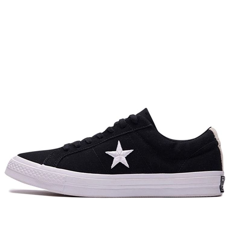 

Кеды Converse One Star Wear-resistant Non-Slip Low Tops Shoe Black White, черный