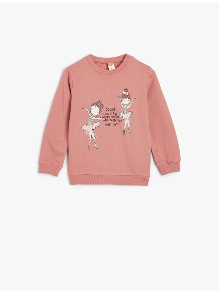 

Толстовка KOTON Sweatshirt, розовый